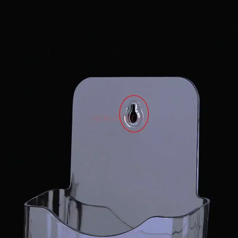 A5 Single-Layer Map Catalogus Display Plank Transparante Wand Gemonteerde