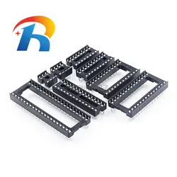 10PCS IC sockets 6 8 14 16 18 20 24 28 32 40 pin Connector DIP Socket DIP6 DIP8 DIP14 DIP16 DIP18 DIP20 DIP24 DIP28 DIP40 pins