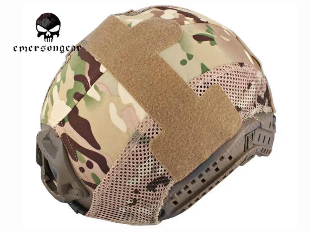 Emersongear airsoft tactical helmet cover fast MultiCam