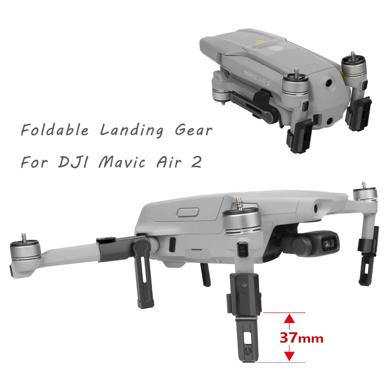 Landing Gear Foldable Heighten Landing Legs Support Feet Guard Extension Leg Protector for DJI Mavic Air 2 Drone Accessories