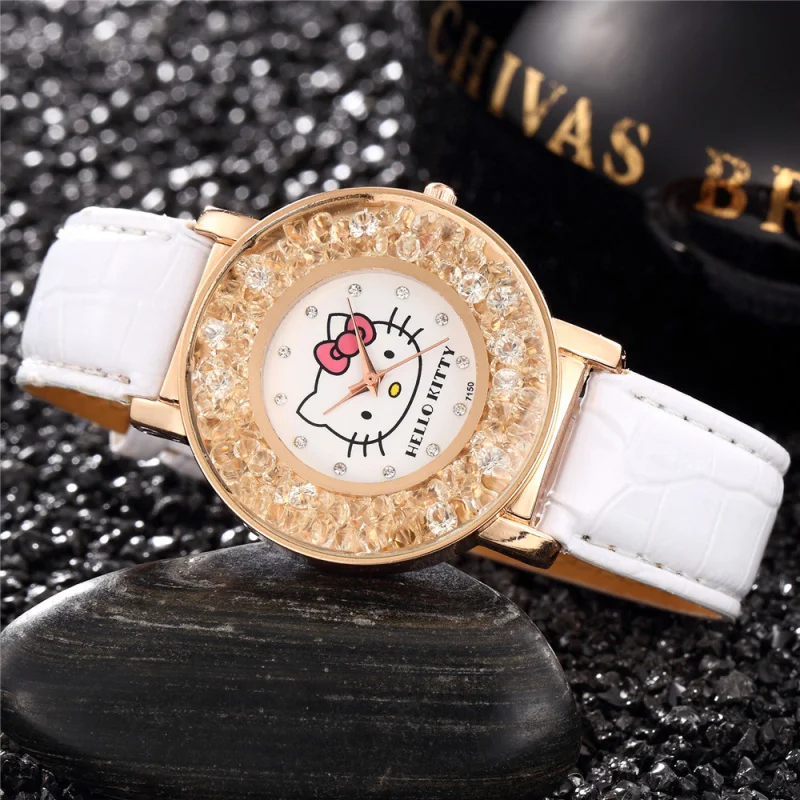 Women Dress Crystal Dial Rhinestone Clock Quartz Watch Girls Watches Kids Wristwatch Ladies Watch bayan saat