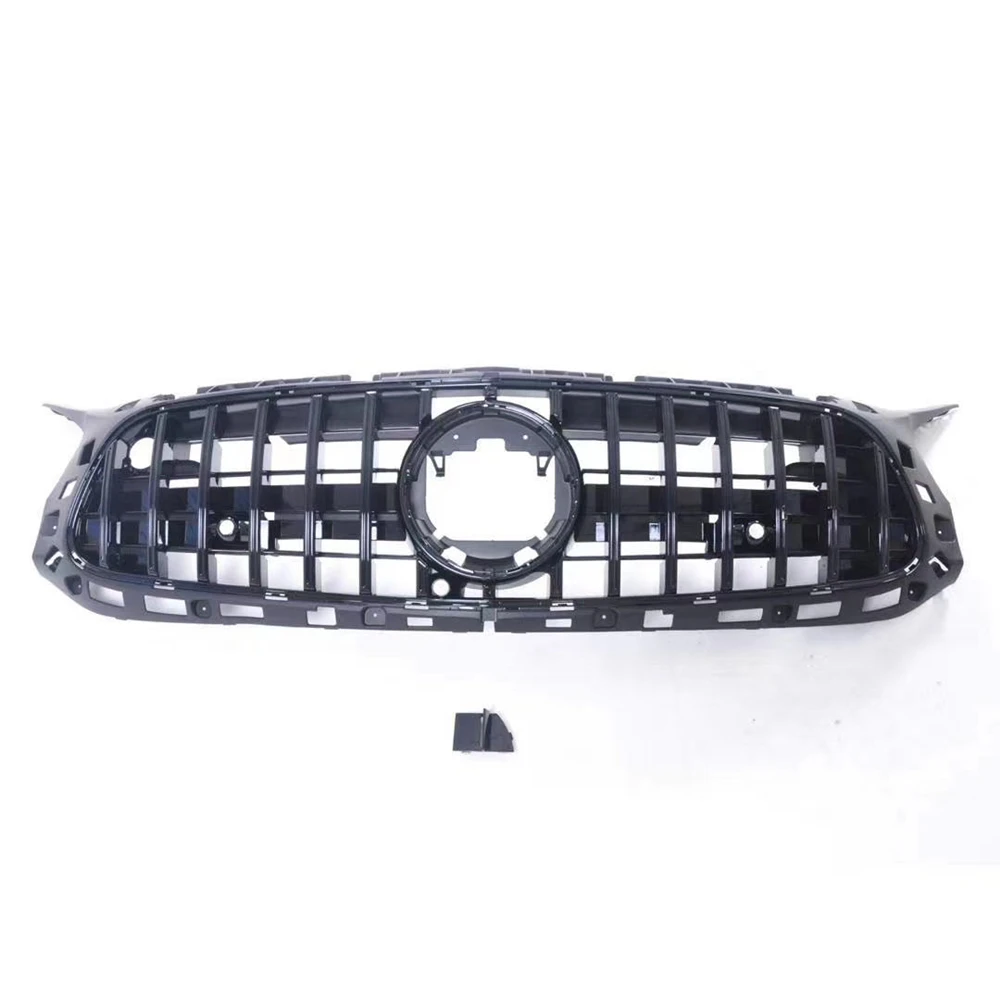 Racing Grill Front Grille For Mercedes Benz AMG GT Coupe C190 R190 2018-2020 2 Door Coupe Black Car Upper Bumper Hood Mesh Grid