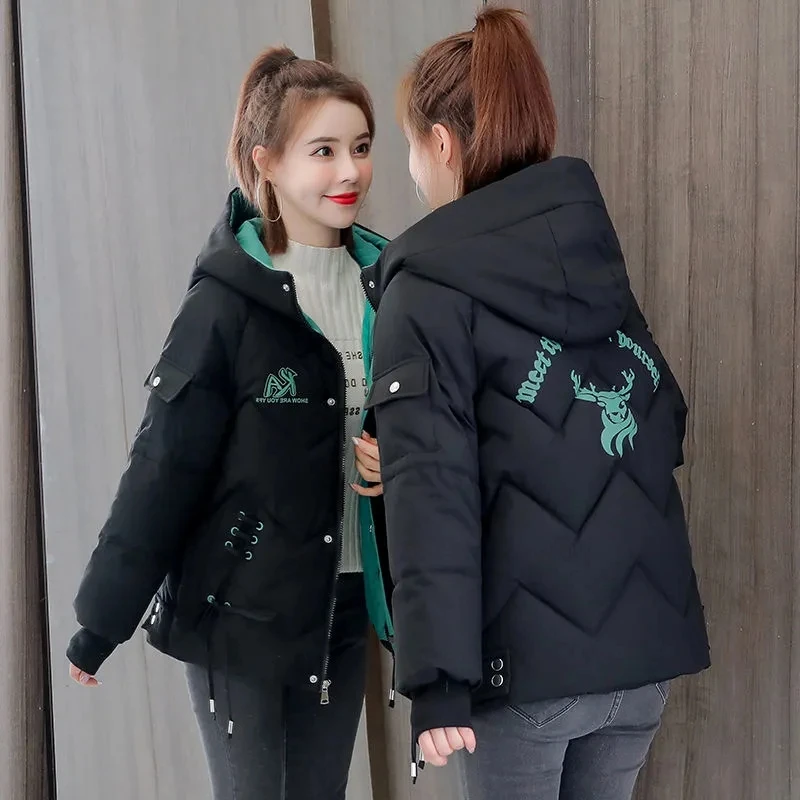 

Women Winter Jacket Coat Warm Clothes Parkas Fashion Outwear Slim Fit Solid Casual Coat Women Parka Long & Short Version