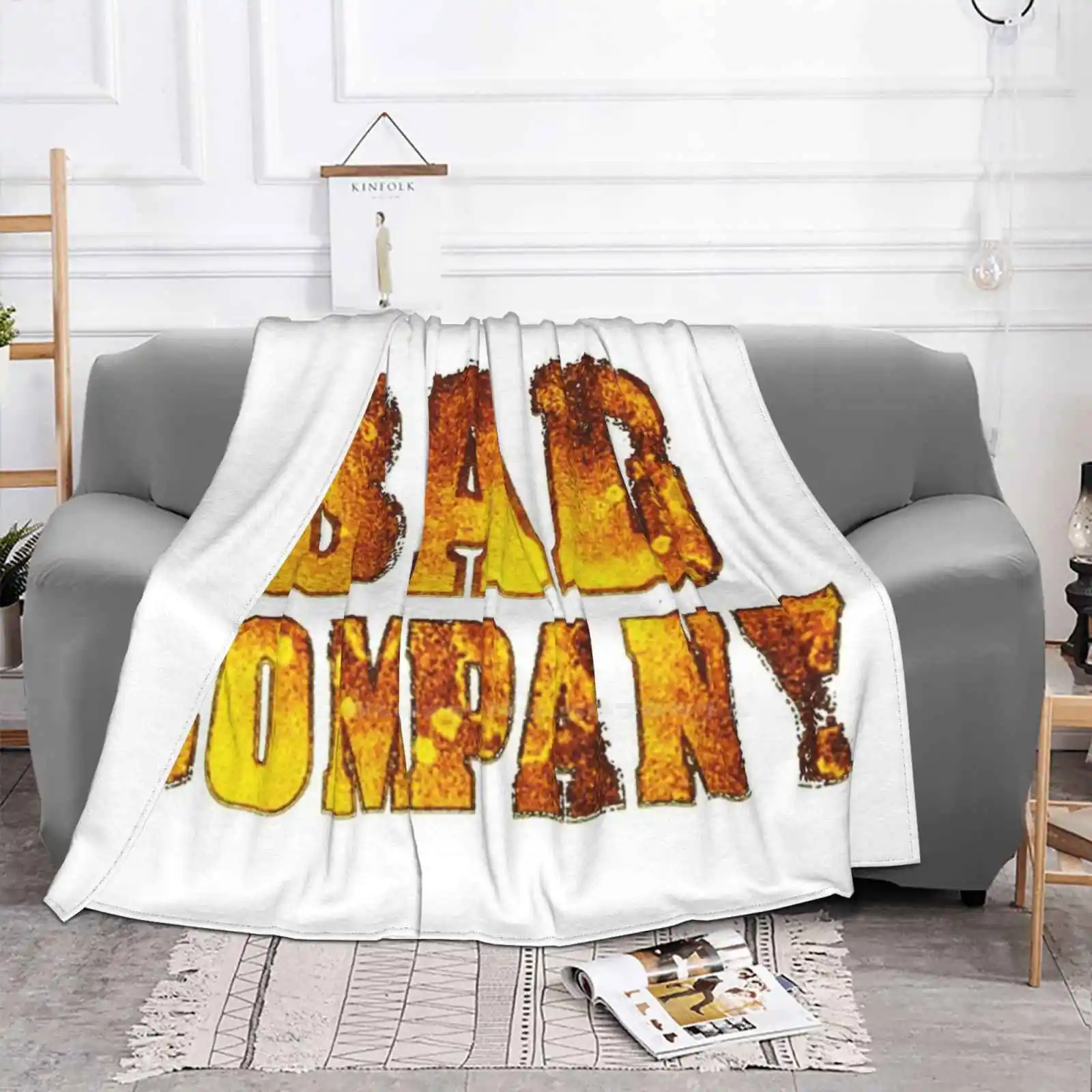 Bad Company 2 English Hard Rock Music Supergroup Formed In England Best Selling Room Household Flannel Blanket English Hard