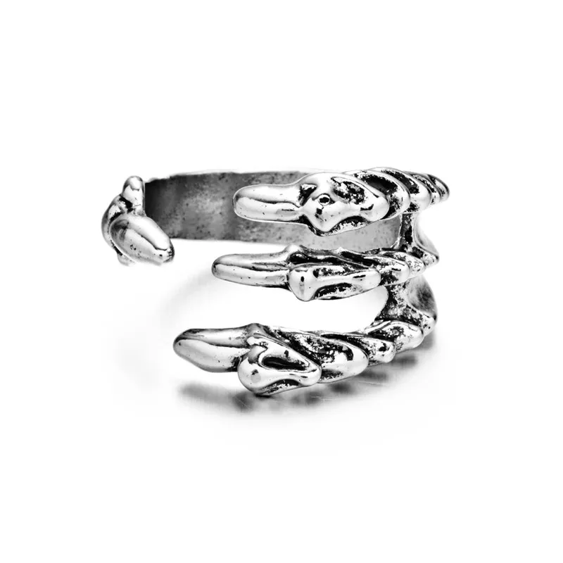 Vintage Chic Katzen-Tier-Knöchelringe für Frauen, Charmante Gothic Punk Frosch-, Hasen-, Oktopus-Offene Fingerringe, Modeschmuck – Detail 26