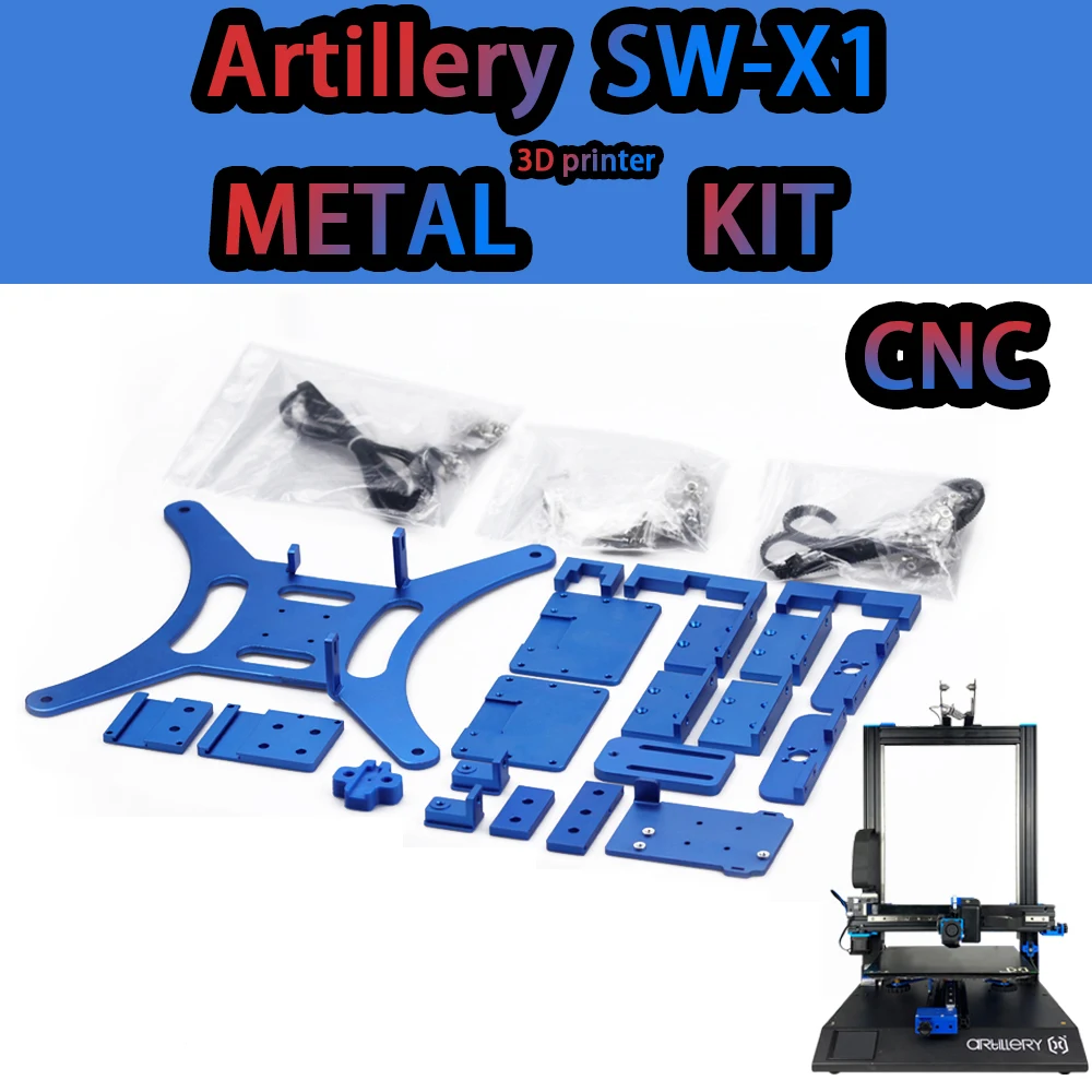 Creativity Sw-X1 BLV3D Printer Metal Aluminum Plate Upgrade Kit 3D Printer Accessories