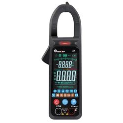 Brand Digital Clamp Meter Large Screen Auto Multimeter 6000 Counts DC Voltage 600V AC Current 400A Capacitance Frequency Meter