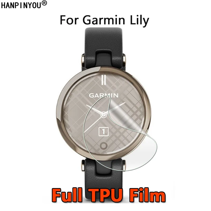 For Garmin Lily Sports Wrist Smart Bracelet Clear Full Cover Soft TPU Hydrogel Film Screen Protector (Not Tempered Glass)