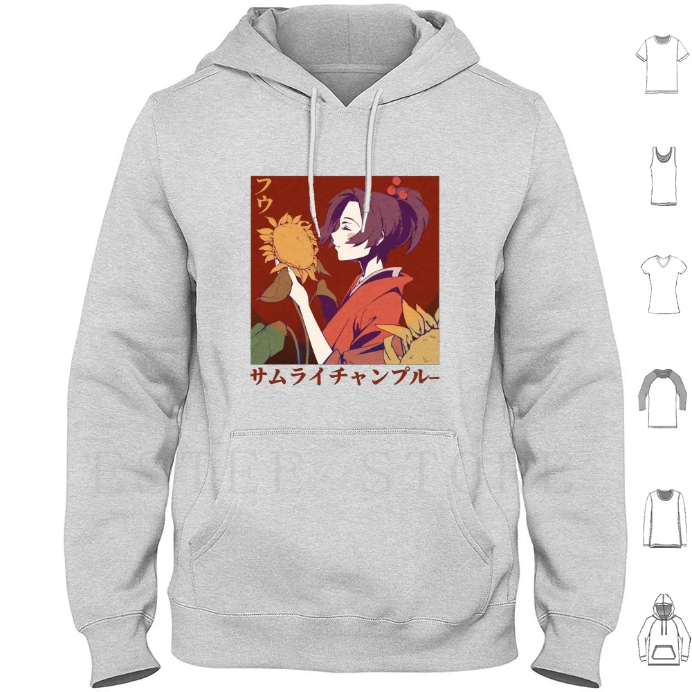 Fuu Champloo. Mugen X Jin X Fuu Hoodies Long Sleeve Champloo Aku Anime Champloo Fuu Japanese Kawaii Manga Mugen