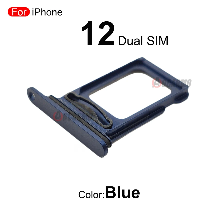 Dual SIM Tray For iPhone 12 Single SIM Card Slot Replacement Part