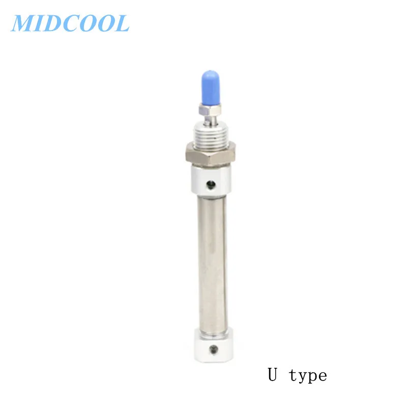 Mini Air Cylinder MI Series Bore 8mm MI8 Stainless steel Mini Pneumatic Cylinder 10-150mm Stroke U type