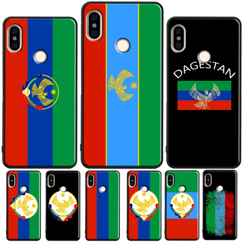 Dagestan Flag Coat Of Arms For Redmi Note 11 Pro Phone Case For Redmi Note 10 Pro 7 8 9 Pro 10S 9S Redmi 10 9A 9T 9C