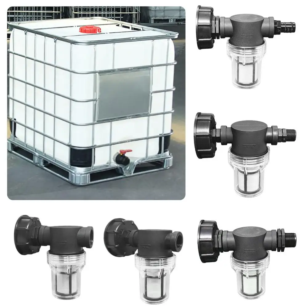 Connettore per rubinetto per tubo da giardino per adattatore per tubo da giardino a barilotto IBC Ton Splitter Ton connettore per filtro a barilotto IBC Ton giunto a barilotto