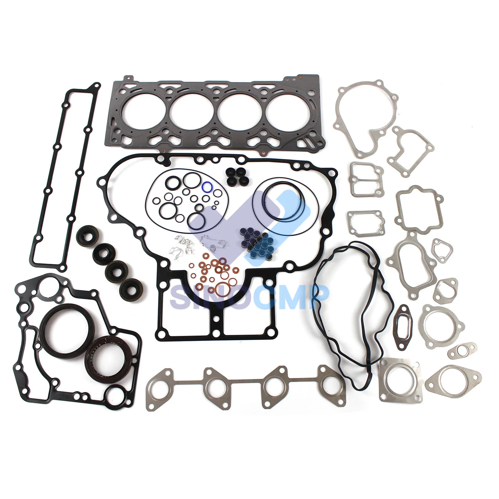 V2607 V2607T Engine Gasket Kit for Kubota T190 S185 T550 S590 S250 S160