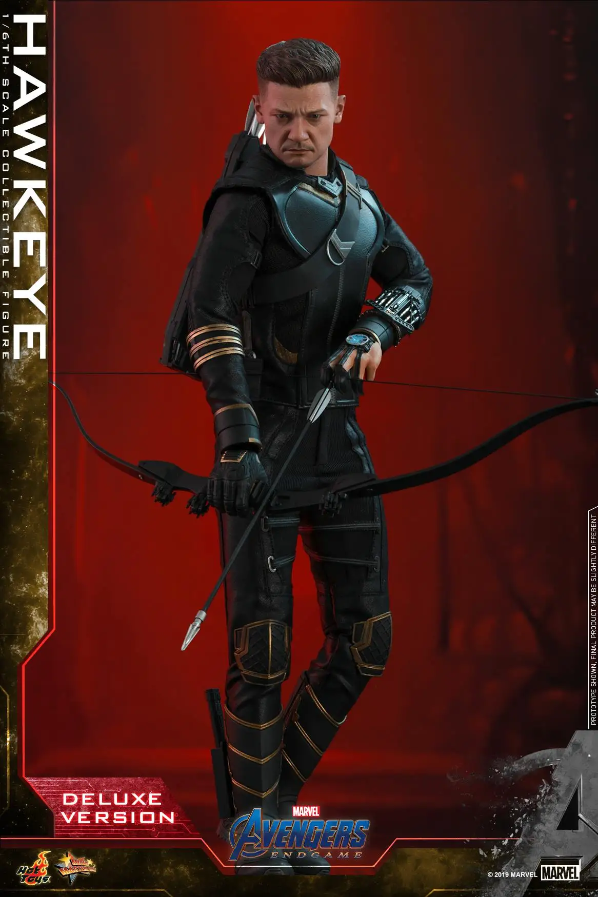 Gorące zabawki MMS532 Endgame Hawkeye 4.0 Jeremy Renner 1/6 rysunek Deluxe