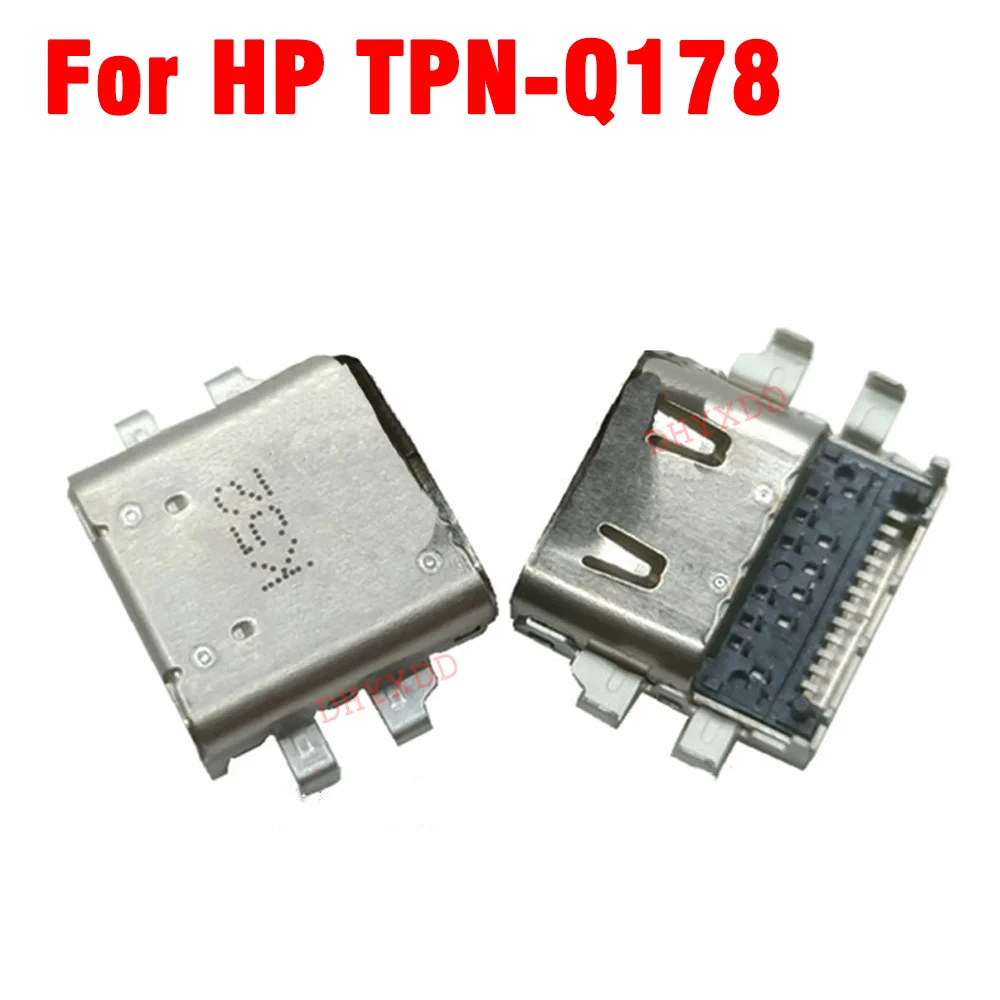 2pcs TYPE-C USB Charger Port For HP TPN-Q178 13-w02ttu 13-ac 13-w 10-n Pavilion x2 10-n DC Charging Connector Port Socket