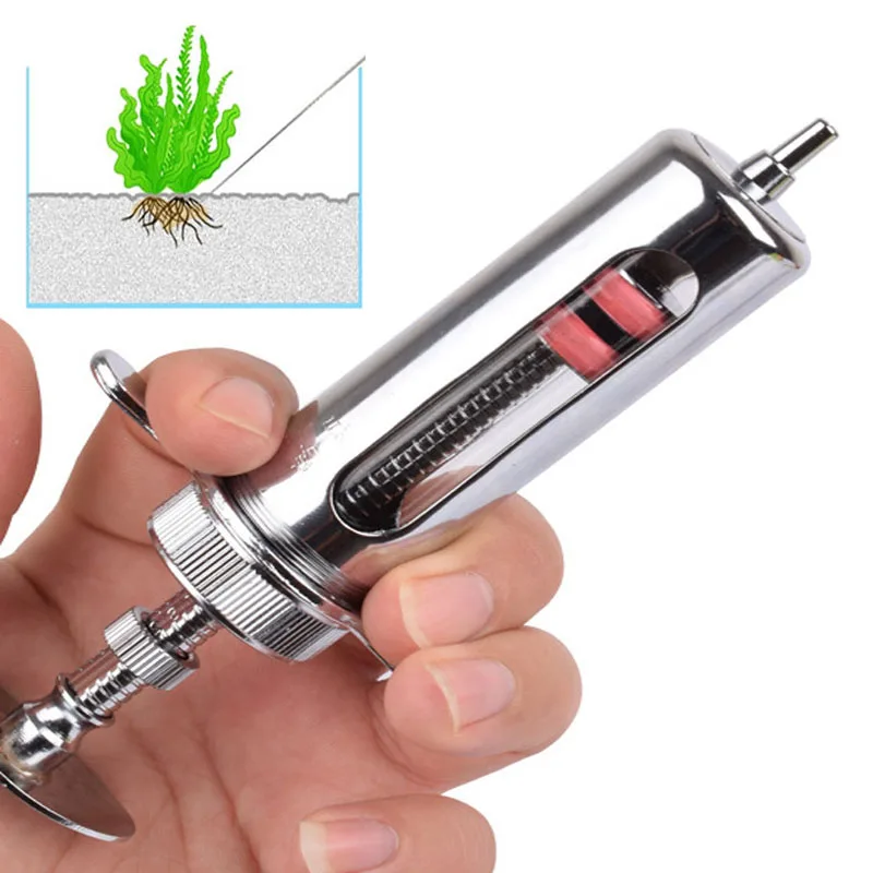 

Aquarium Plant Growth Health Fertilizer Liquid Syringe 30cm Fish Tank Planarian Cleaner Grass Tank Aquarium Tools