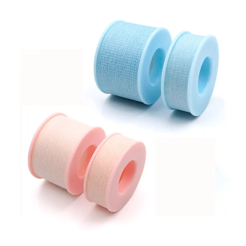 1Pc Non-woven Micropore Silicone Gel Eyelash Tape Breathable Sensitive Resistant Pink/Blue Under Eye Pad Eyelash Extension Tools