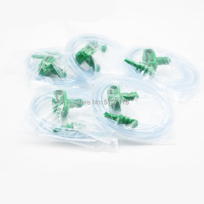 Seringa De Plástico Barril Seringa Adaptador, Conector De Seringa De Distribuição, Estilo EUA