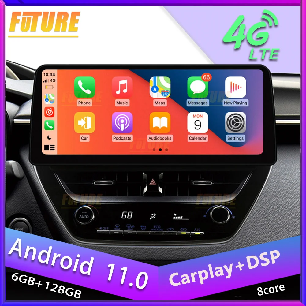 

12.3 Inch Android 11 For Toyota Corolla/Railing/Lingshang/Asia Lion 2019-2021 Car Radio Stereo Multimedia Player GPS Navigation