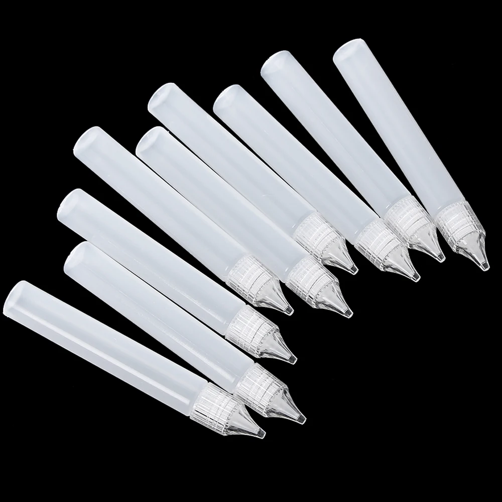 5PCS Reuse Plastic Glue Applicator Needle Squeeze Bottle for Paper DIY Scrapbooking Paper Needle Bottle Applicator Craft Tool