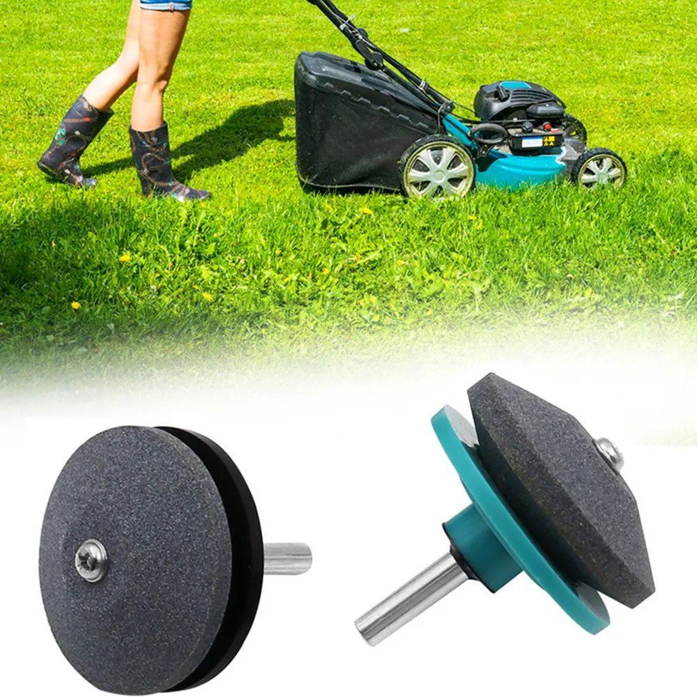 Grinding Drill Sharpener Lawnmower Blade Grinding Rotary Drill Cutter Garden Cut Lawn Mower Blade Knife Sharpeners Head Parts