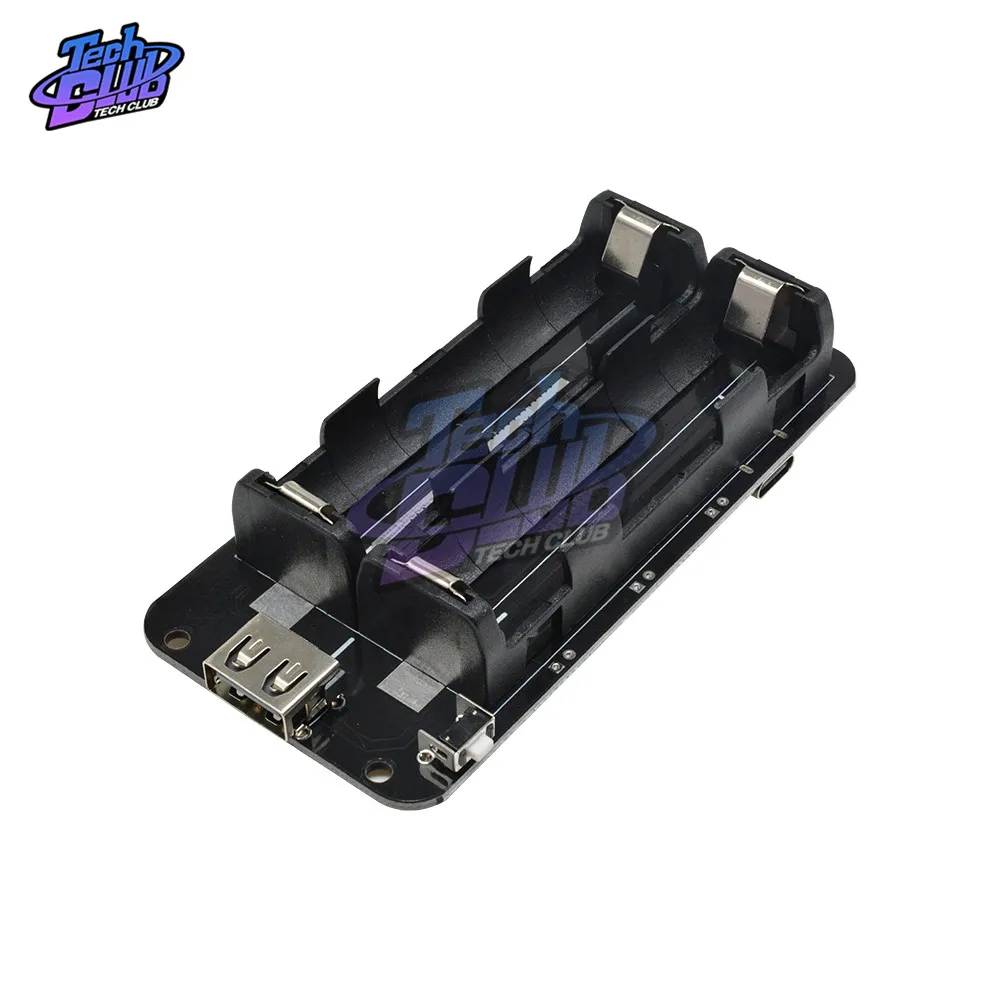 Batteria al litio a doppia tensione 18650 a due schermi V8 modulo scheda di espansione banca di alimentazione Mobile 5V/3A 3V/1A Micro USB per Arduino