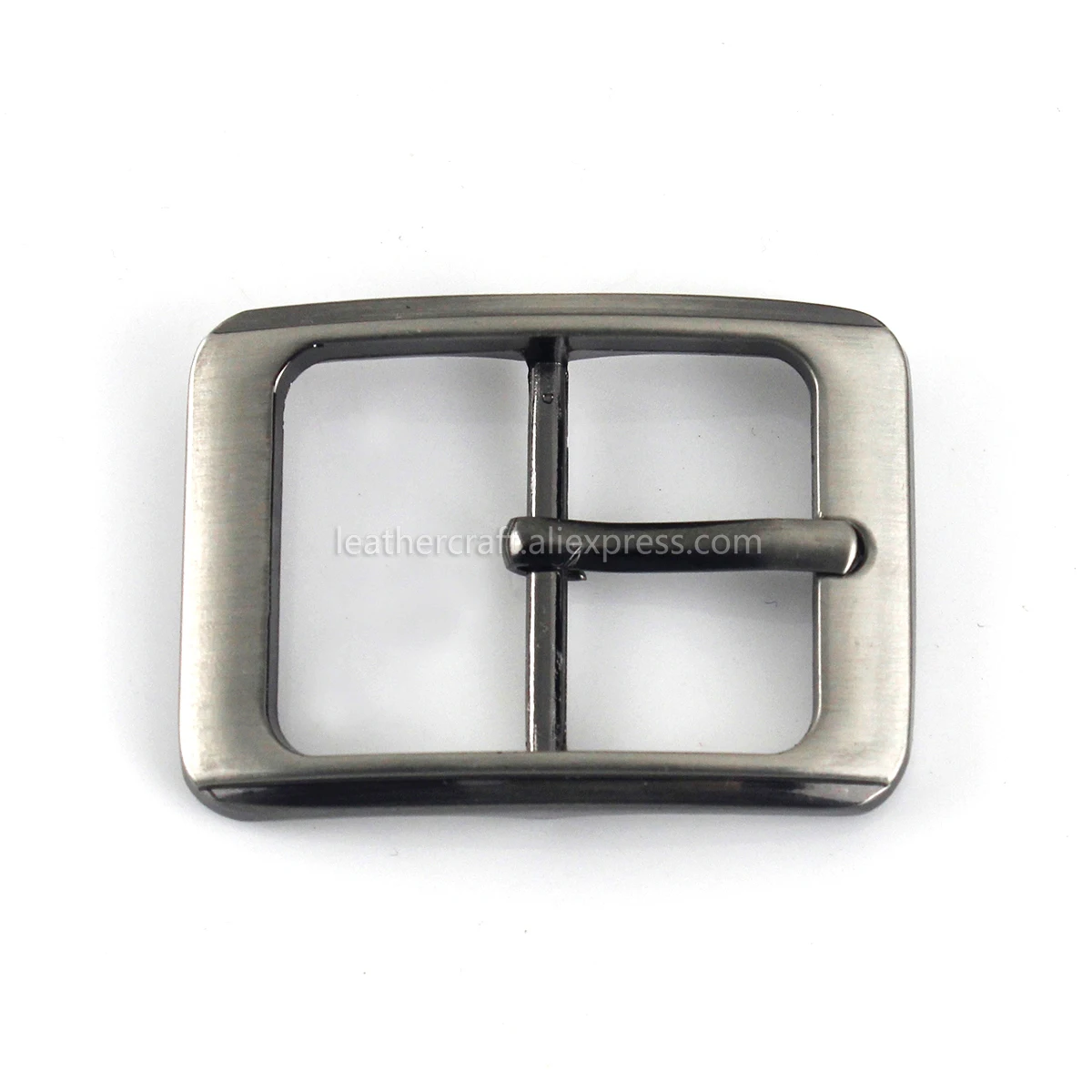 1x 25mm Fashion Metal Plated Belt Buckle Center Bar Single Pin Buckle Leather Craft Belt Strap Webbing Fit for 23-24mm