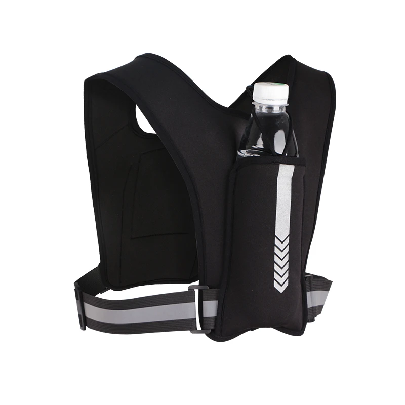 Running Vest Chest Phone Holder Reflective Workout Gear Sport Water Bag Backpack Cycling Trail Hydration Knapsack Water Rucksack