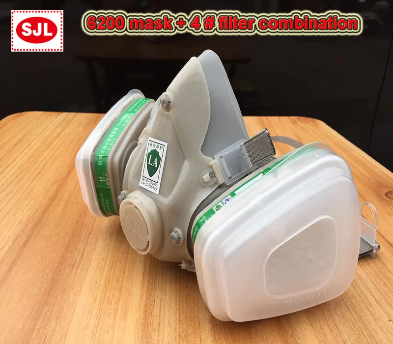 SJL 6200 A4 respirator gas mask 7 sets Modular protective mask against Ammonia derivative respirator mask