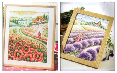 

Cross Stitch Set Chinese DIY Kit Embroidery Needlework Craft Packages Cotton Fabric Floss New Designs Embroidery Painting ZZ695