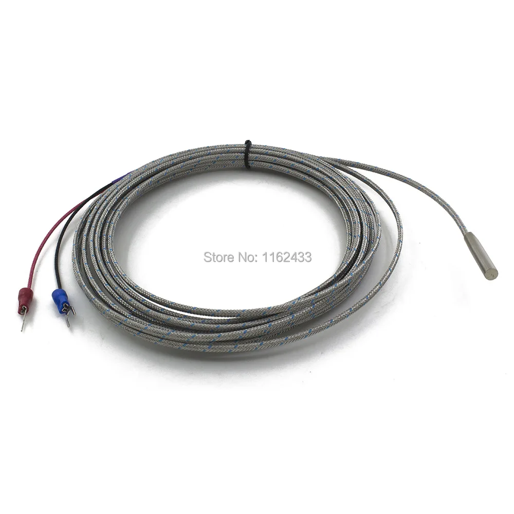 FTARP02 K E type 5m metal screening cable polish rod probe head thermocouple temperature sensor