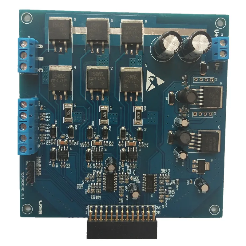 

BLDC brushless DC motor drive board development board sinusoidal square wave hall encoder non inductive start foc