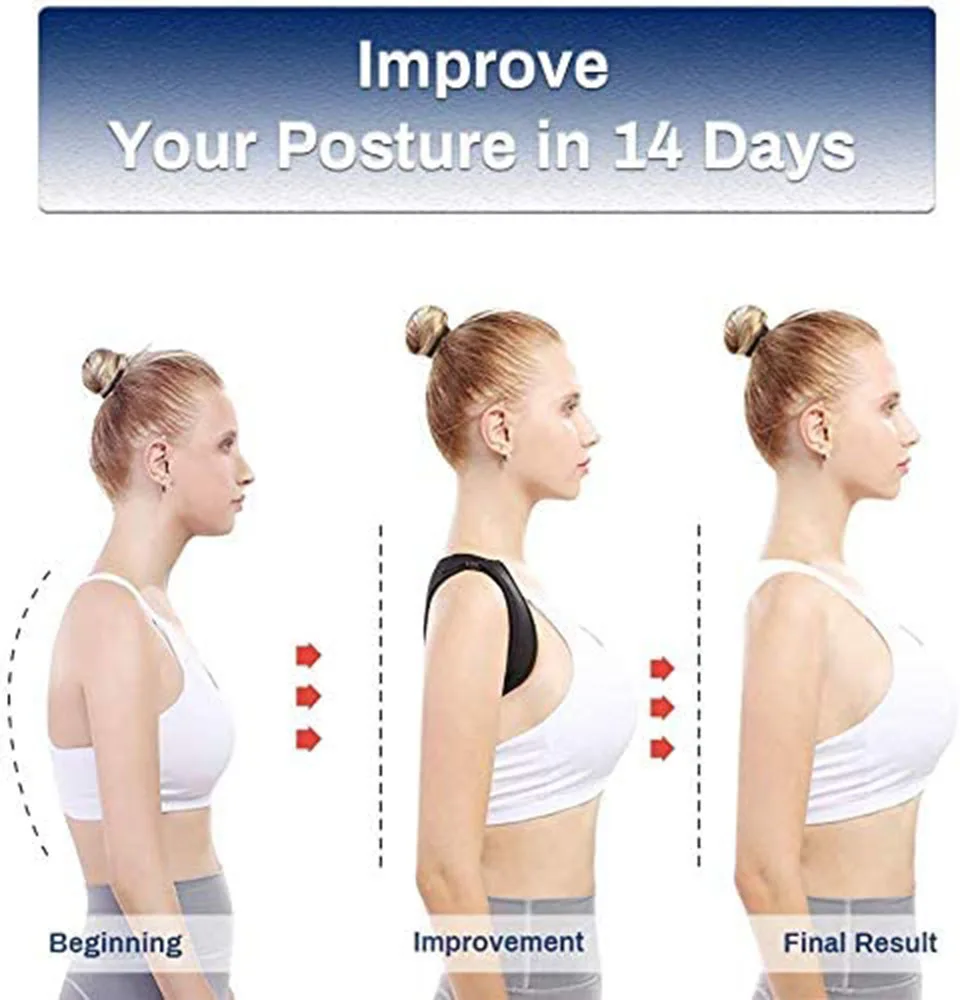 Posture Corrector Adjustable Back Fracture Support Men/women Back Clavicle Spine Shoulder Correction Brace Belt Strap