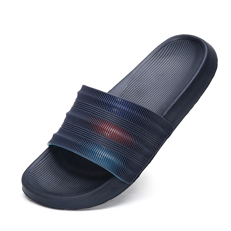 Fashion Massage Men Slippers Cool Summer Water Male Sandals High Quality Flat Beach Slippers Non-slip Mens Peep Toe Flip Flops