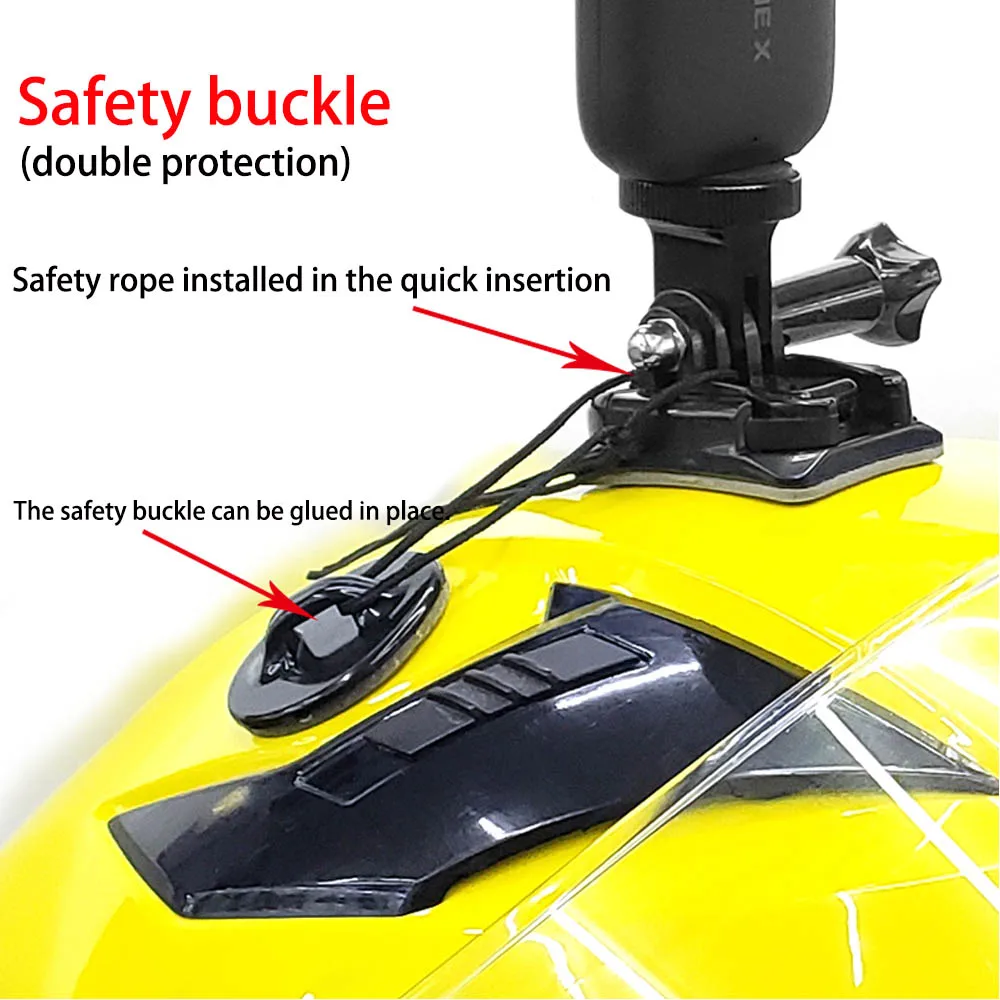 TUYU Insta360 One X Helmet Stand for Insta 360 Accessories Bicycle Motorcycle Extreme Sports Stand Helmet Mounting Accessories