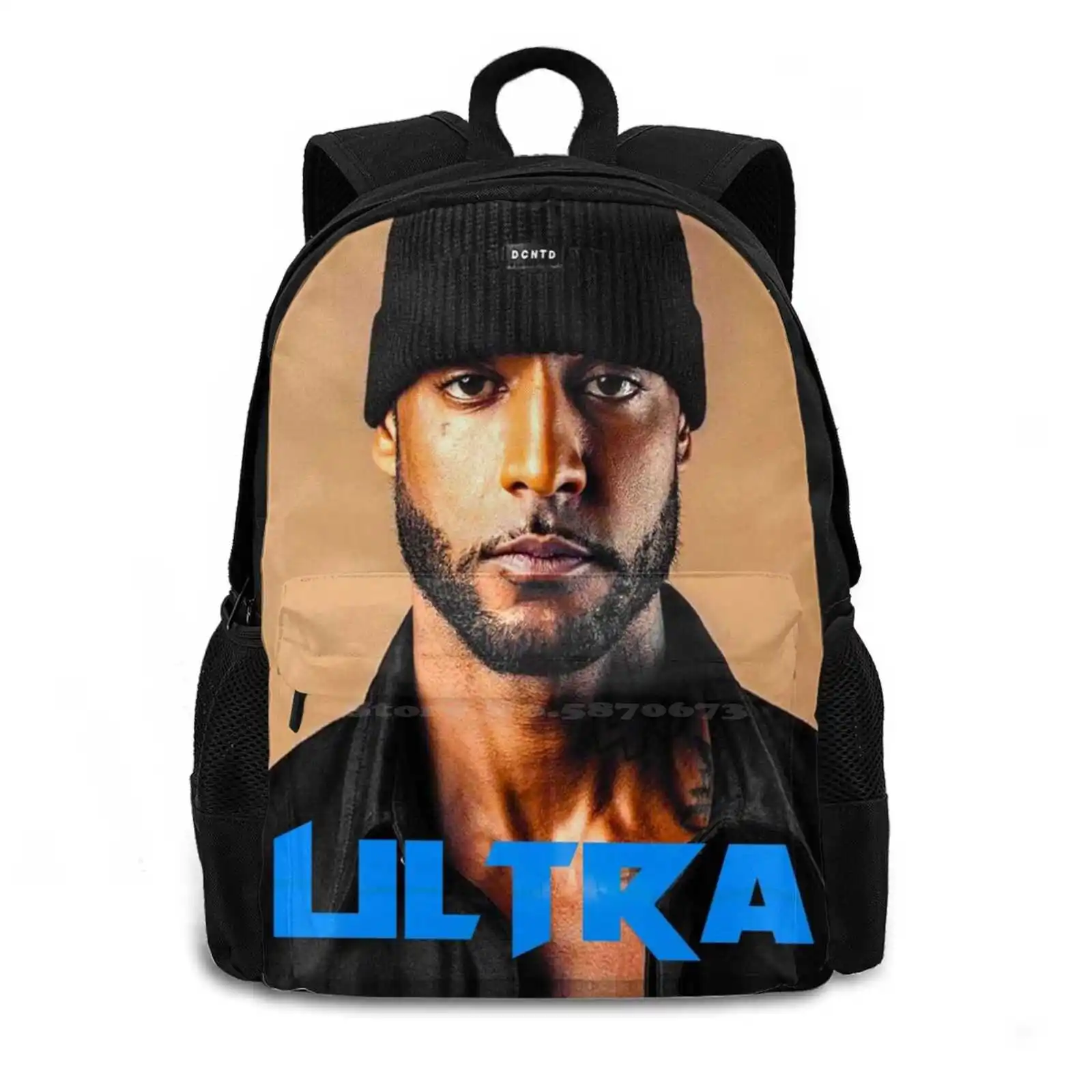 Ultra Cover Pattern Design Bagpack School Bags Ultra French Rap Rapfrench Ultra