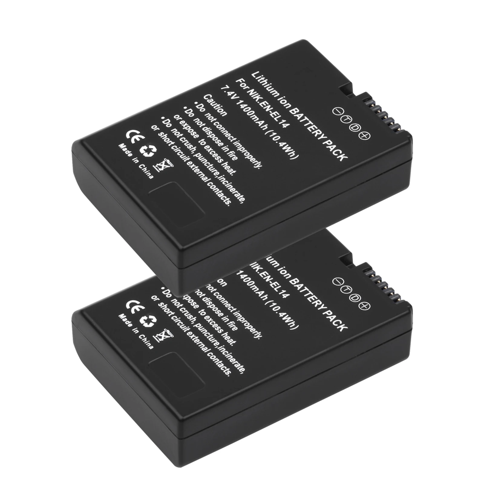 EN-EL14 EN-EL14A EL14 Vervanging Camera Batterij Voor Nikon D3100 D3200 D3300 D3400 D5600 D5100 D5200 P7000 P7800