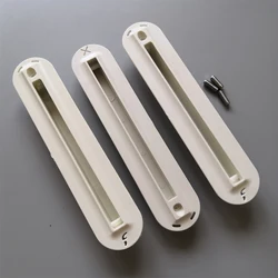 PLastic fin box 3 pcs per set white box black surf fin box with screws