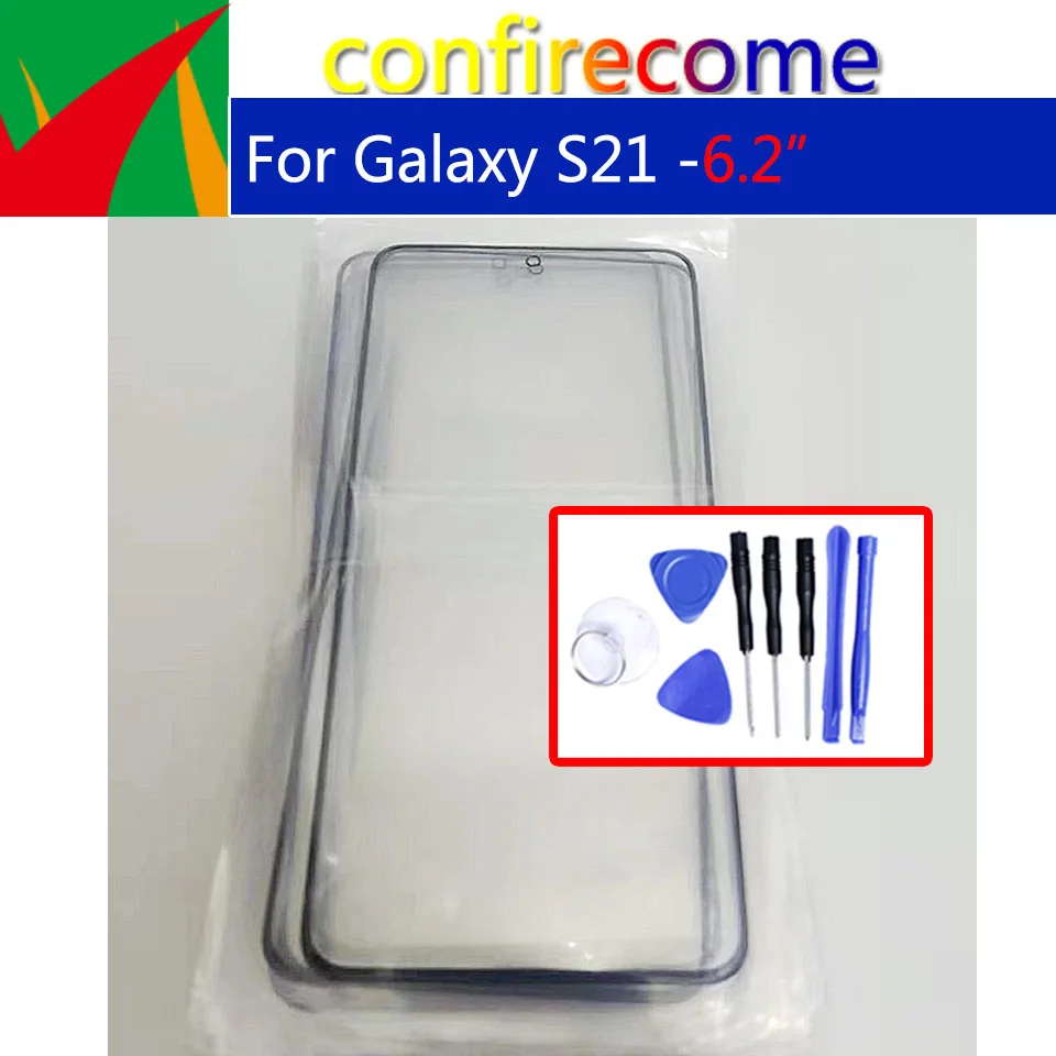 Outer Screen For Samsung Galaxy S21 SM-G991 LCD Display Front Touch Panel Glass Cover Lens Repair Replace Part