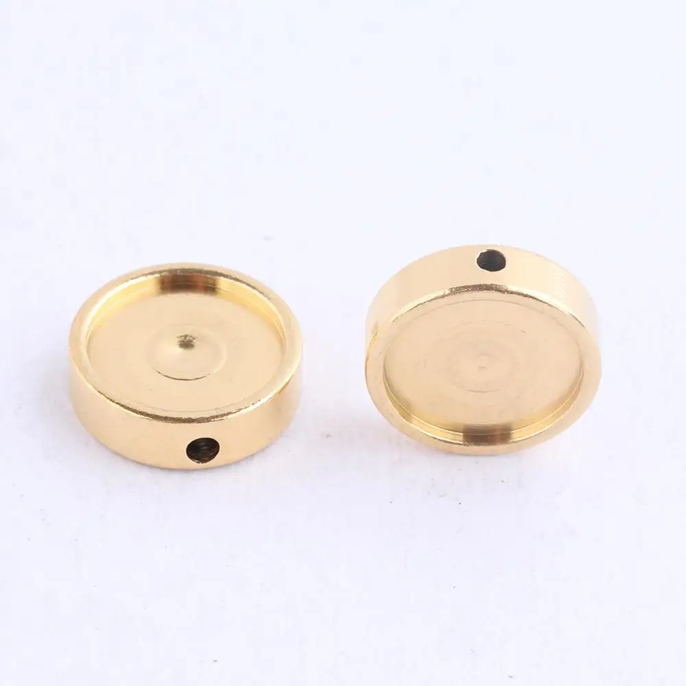 10Pcs Fit 10Mm Ronde Cabochon Spacer Basisinstellingen Diy Armband Bezel Blanks Voor Sieraden Maken Levert