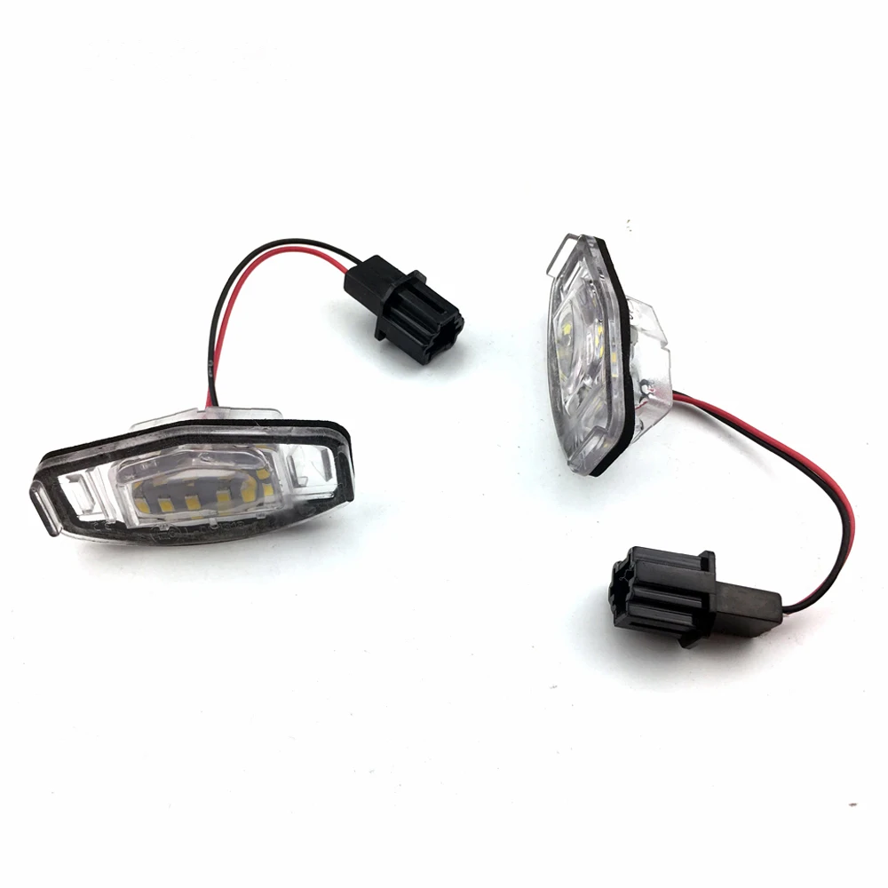 زينون أبيض OEM-Fit ضوء لوحة ترخيص مُضاء ل أكورا MDX RL TL TSX ILX لهوندا سيفيك أكورد أوديسي لوحة ترخيص ضوء