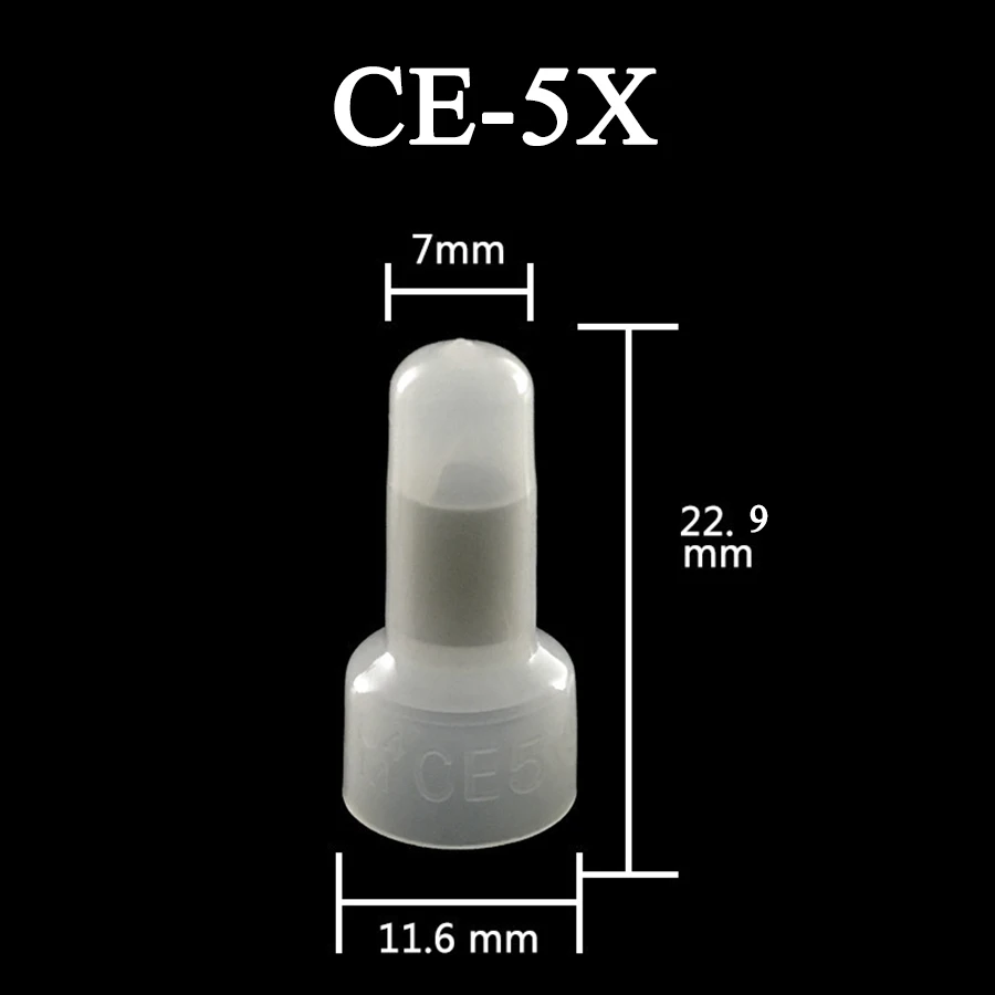 Closed End Crimp Caps Electrical Wire Cable Terminals Connectors CE1X CE2x CE5x Splice Tin Plating Cable Lugs Electric Sertir