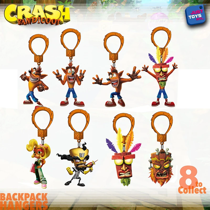 Action Game Crash Bandicoot N. Sane Trilogy Action Figure Random 1 Kind Model Ornaments Toys Pendant Keychains