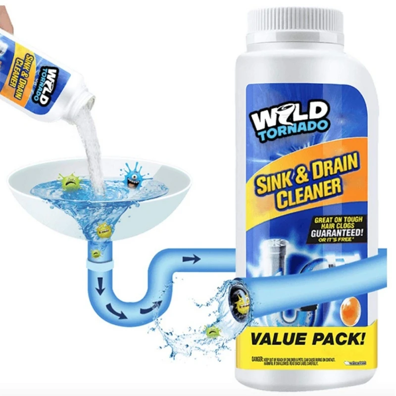 110g Drop Shipping Powerful Kitchen Pipe Dredging Agent Dredge Deodorant Toilet Sink Drain Cleaner Sewer Fast Cleaning Tools