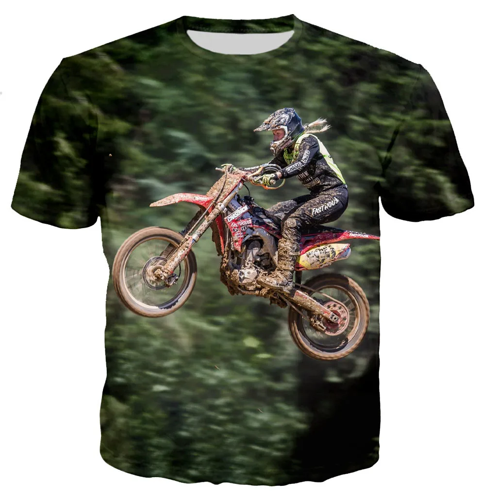 Motorcycle Motocross Men/women New Fashion Cool 3D Printed T-shirts Casual Harajuku Style Tshirt Streetwear Tops Dropshipping