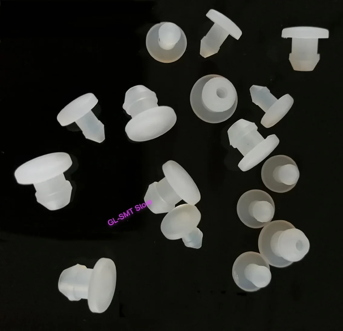 Transparent T Type Plug Silicone Rubber Hole Caps 4.5mm to 14mm Clear Cover Snap-on Gasket Blanking End Caps Seal Stopper
