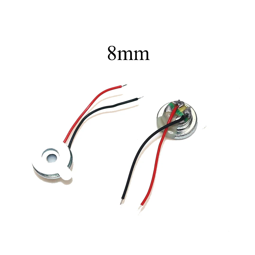 2pcs 32R 32ohm Round 8mm Headphone small speaker subwoofer TWS earphone speaker DIY Parts Driver Unit w/ cable line repair part