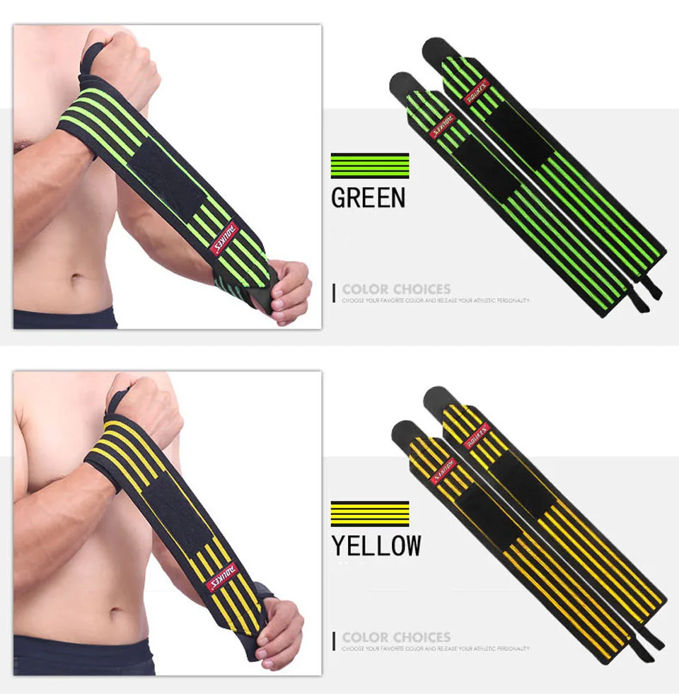 AOLIKES 1 Paar Handgelenkbandagen für Gewichtheben, Fitnessstudio, Handgelenkschlaufen für Gewichtheben, Handgelenkstütze für Powerlifting, Krafttraining – Detail 36