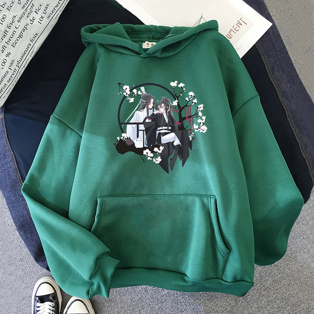 Anime Mo Dao Zu Shi Hoodie Streetwear Women The Untamed Lan WangJi Wei Wu Xian Print Hoodies Harajuku itself Sweatshirt moletom